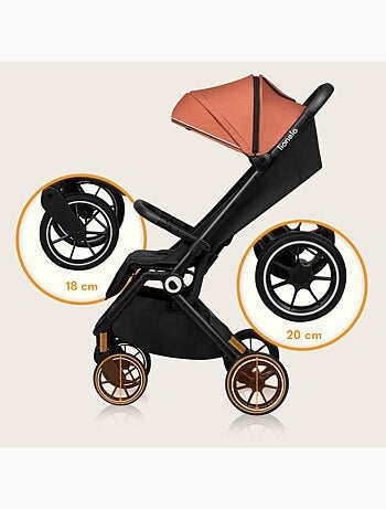 Carrinho de bebé compacto LIONELO Cloe - Leve & dobrável - Leve & dobrável - Até 22 kg