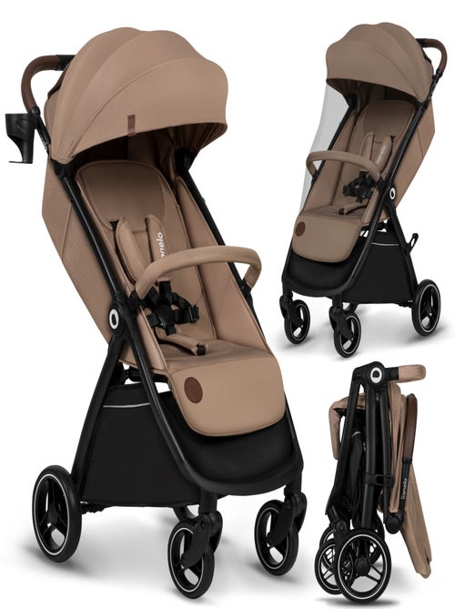 Carrinho de bebé compacto LIONELO Ingrid – Amortecimento – Até 22 kg – Leve e dobrável - Kiabi Carrinho de bebé compacto LIONELO Ingrid – Amortecimento – Até 22 kg – Leve e dobrável - Kiabi