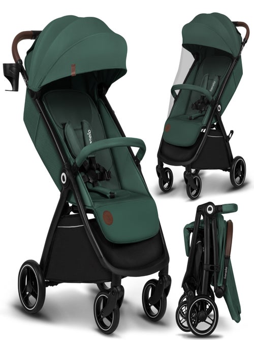 Carrinho de bebé compacto LIONELO Ingrid – Amortecimento – Até 22 kg – Leve e dobrável - Kiabi Carrinho de bebé compacto LIONELO Ingrid – Amortecimento – Até 22 kg – Leve e dobrável - Kiabi
