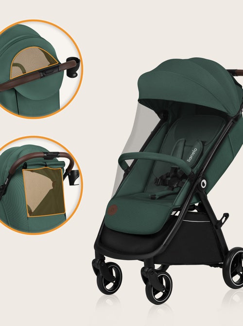 Carrinho de bebé compacto LIONELO Ingrid – Amortecimento – Até 22 kg – Leve e dobrável - Kiabi Carrinho de bebé compacto LIONELO Ingrid – Amortecimento – Até 22 kg – Leve e dobrável - Kiabi