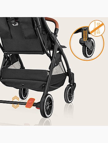 Carrinho de bebé compacto LIONELO Julie One - Até 22 kg - Leve & dobrável - Acessórios