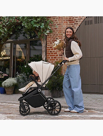 Carrinho de bebé compacto LIONELO Mika Plus – Até 22 kg – Leve e dobrável – Acessórios