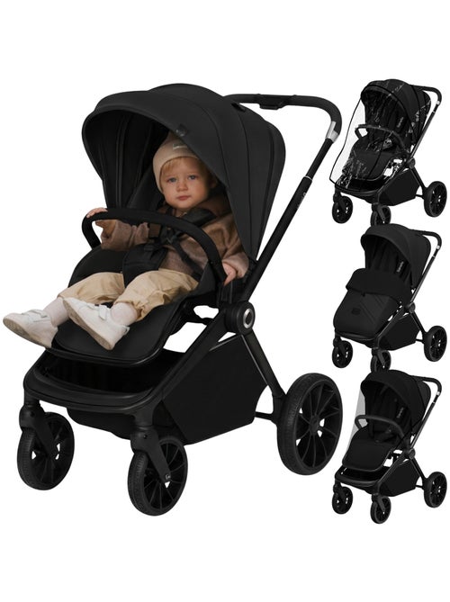 Carrinho de bebé compacto LIONELO Mika Plus – Até 22 kg – Leve e dobrável – Acessórios - Kiabi Carrinho de bebé compacto LIONELO Mika Plus – Até 22 kg – Leve e dobrável – Acessórios - Kiabi