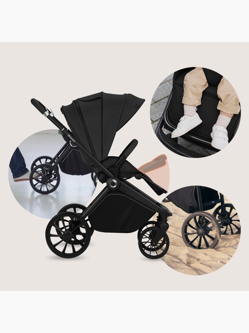 Carrinho de bebé compacto LIONELO Mika Plus – Até 22 kg – Leve e dobrável – Acessórios - Kiabi Carrinho de bebé compacto LIONELO Mika Plus – Até 22 kg – Leve e dobrável – Acessórios - Kiabi