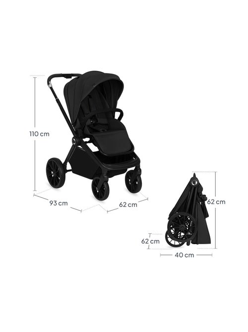 Carrinho de bebé compacto LIONELO Mika Plus – Até 22 kg – Leve e dobrável – Acessórios - Kiabi Carrinho de bebé compacto LIONELO Mika Plus – Até 22 kg – Leve e dobrável – Acessórios - Kiabi