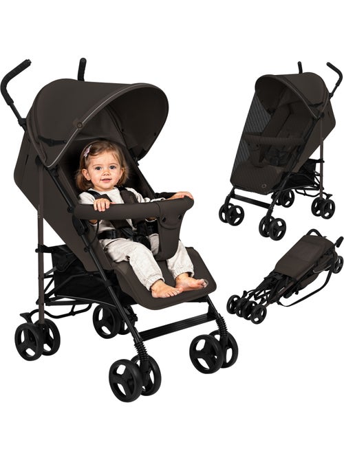 Carrinho de Bebé Ligeiro LIONELO Elia - Compacto - Dobrável - Mosquiteiro - 6-36 Meses - Kiabi
