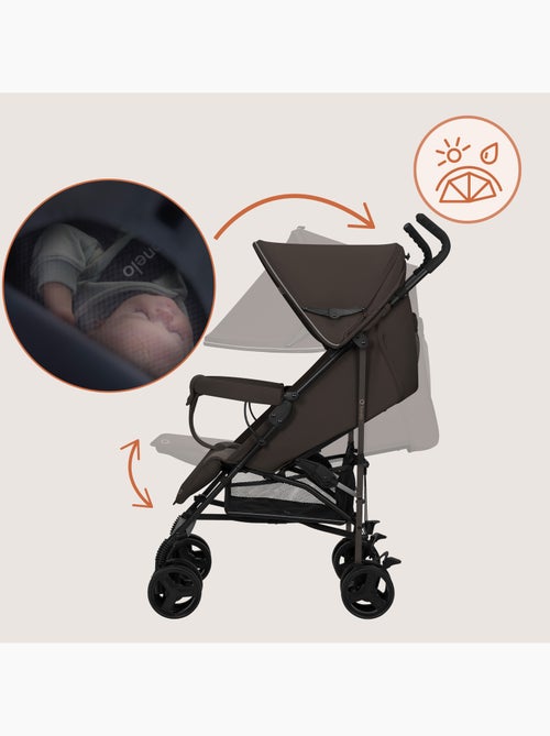 Carrinho de Bebé Ligeiro LIONELO Elia - Compacto - Dobrável - Mosquiteiro - 6-36 Meses - Kiabi