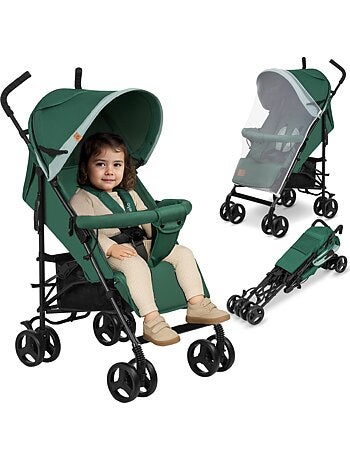 Carrinho de Bebé Ligeiro LIONELO Elia - Compacto - Dobrável - Mosquiteiro - 6-36 Meses