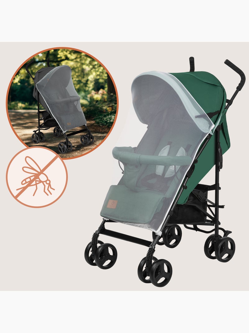 Carrinho de Bebé Ligeiro LIONELO Elia - Compacto - Dobrável - Mosquiteiro - 6-36 Meses Verde - Kiabi
