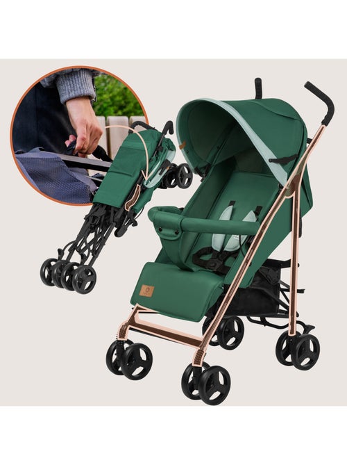 Carrinho de Bebé Ligeiro LIONELO Elia - Compacto - Dobrável - Mosquiteiro - 6-36 Meses - Kiabi