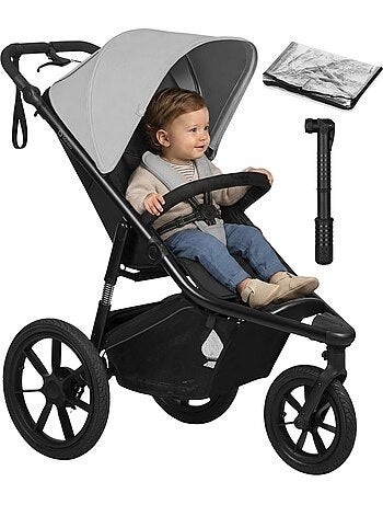 Carrinho de Bebé Todo-o-Terreno LIONELO Azura - Desportivo - Até 22 kg - Travão Duplo