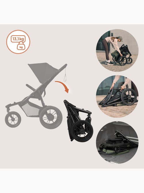 Carrinho de Bebé Todo-o-Terreno LIONELO Azura - Desportivo - Até 22 kg - Travão Duplo - Kiabi Carrinho de Bebé Todo-o-Terreno LIONELO Azura - Desportivo - Até 22 kg - Travão Duplo - Kiabi