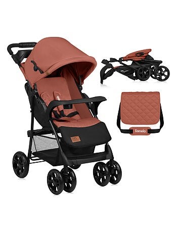 Carrinho de bebé todo-o-terreno LIONELO Emma – 6–36 meses – Saco incluído – Dobragem rápida