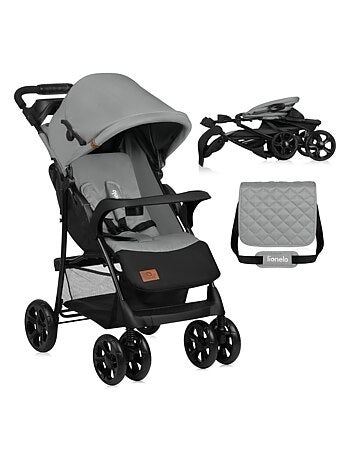 Carrinho de bebé todo-o-terreno LIONELO Emma – 6–36 meses – Saco incluído – Dobragem rápida