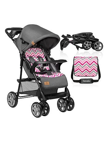 Carrinho de bebé todo-o-terreno LIONELO Emma – 6–36 meses – Saco incluído – Dobragem rápida