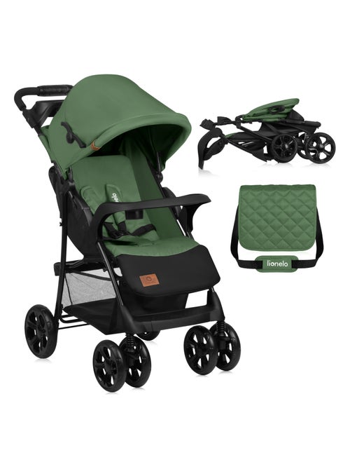 Carrinho de bebé todo-o-terreno LIONELO Emma – 6–36 meses – Saco incluído – Dobragem rápida - Kiabi Carrinho de bebé todo-o-terreno LIONELO Emma – 6–36 meses – Saco incluído – Dobragem rápida - Kiabi