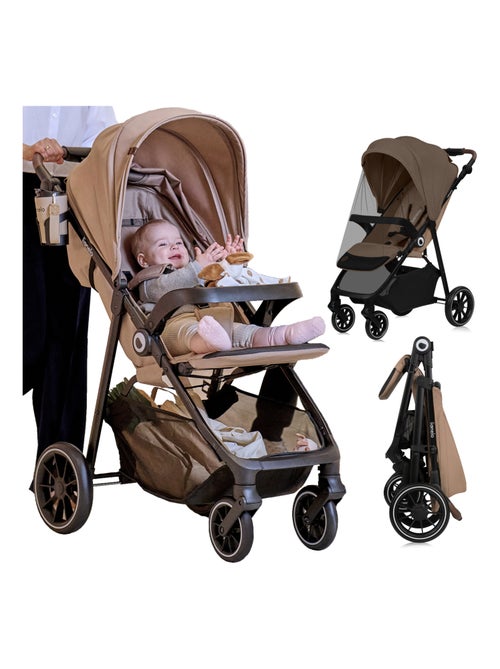Carrinho de bebé todo-o-terreno LIONELO Emma One – Dobragem rápida – Rodas grandes – 6–48 meses - Kiabi Carrinho de bebé todo-o-terreno LIONELO Emma One – Dobragem rápida – Rodas grandes – 6–48 meses - Kiabi