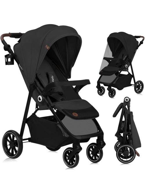 Carrinho de bebé todo-o-terreno LIONELO Emma One – Dobragem rápida – Rodas grandes – 6–48 meses - Kiabi Carrinho de bebé todo-o-terreno LIONELO Emma One – Dobragem rápida – Rodas grandes – 6–48 meses - Kiabi