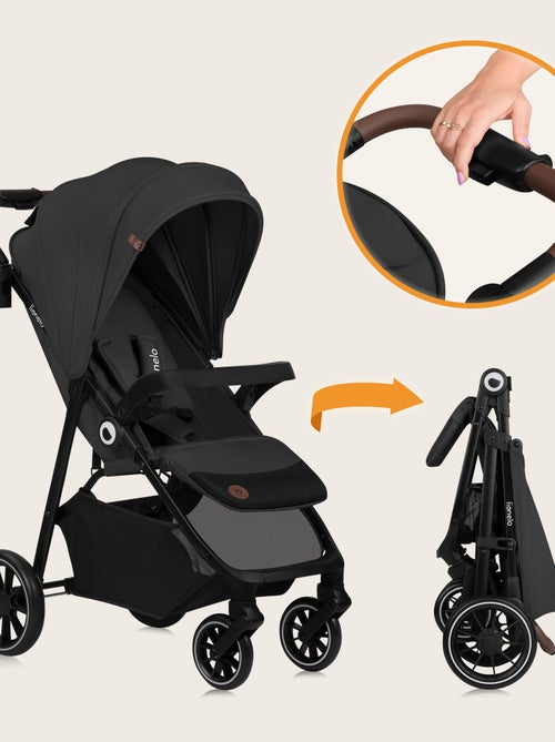 Carrinho de bebé todo-o-terreno LIONELO Emma One – Dobragem rápida – Rodas grandes – 6–48 meses - Kiabi Carrinho de bebé todo-o-terreno LIONELO Emma One – Dobragem rápida – Rodas grandes – 6–48 meses - Kiabi