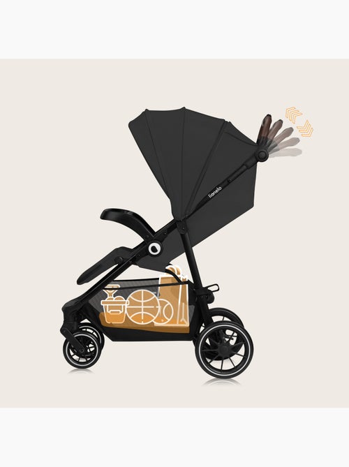 Carrinho de bebé todo-o-terreno LIONELO Emma One – Dobragem rápida – Rodas grandes – 6–48 meses - Kiabi Carrinho de bebé todo-o-terreno LIONELO Emma One – Dobragem rápida – Rodas grandes – 6–48 meses - Kiabi