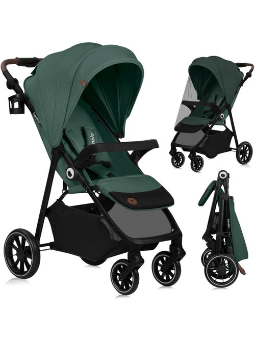 Carrinho de bebé todo-o-terreno LIONELO Emma One – Dobragem rápida – Rodas grandes – 6–48 meses - Kiabi Carrinho de bebé todo-o-terreno LIONELO Emma One – Dobragem rápida – Rodas grandes – 6–48 meses - Kiabi