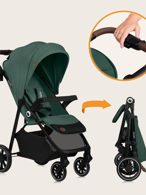 Carrinho de bebé todo-o-terreno LIONELO Emma One – Dobragem rápida – Rodas grandes – 6–48 meses - Kiabi Carrinho de bebé todo-o-terreno LIONELO Emma One – Dobragem rápida – Rodas grandes – 6–48 meses - Kiabi