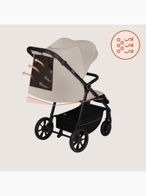 Carrinho de Bebé Todo-o-Terreno LIONELO Iva - Material Premium - Até 22 kg - Grande Espaço - Kiabi Carrinho de Bebé Todo-o-Terreno LIONELO Iva - Material Premium - Até 22 kg - Grande Espaço - Kiabi