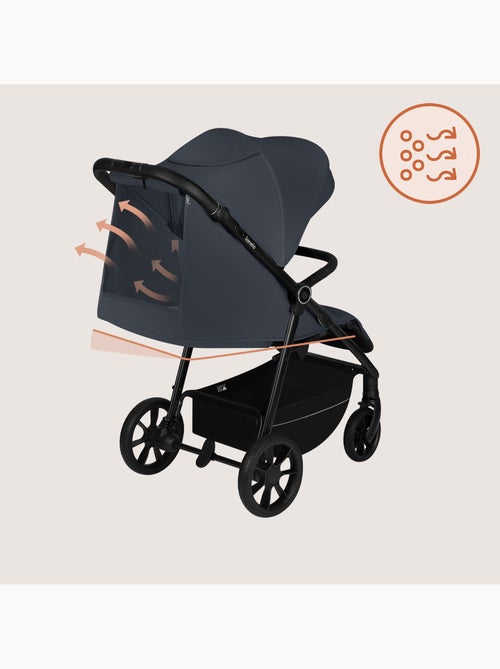 Carrinho de Bebé Todo-o-Terreno LIONELO Iva - Material Premium - Até 22 kg - Grande Espaço - Kiabi Carrinho de Bebé Todo-o-Terreno LIONELO Iva - Material Premium - Até 22 kg - Grande Espaço - Kiabi