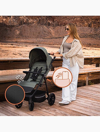 Carrinho de Bebé Todo-o-Terreno LIONELO Iva - Material Premium - Até 22 kg - Grande Espaço