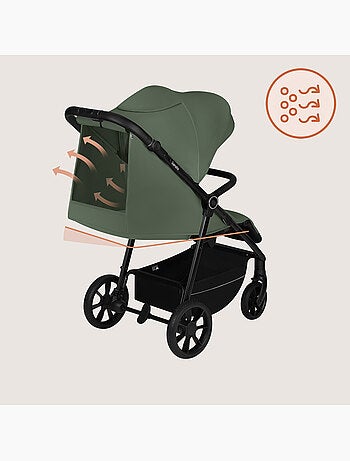 Carrinho de Bebé Todo-o-Terreno LIONELO Iva - Material Premium - Até 22 kg - Grande Espaço