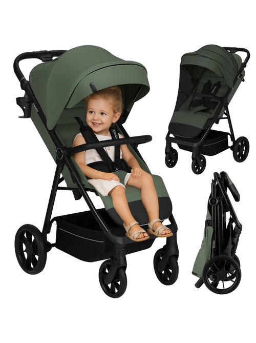 Carrinho de Bebé Todo-o-Terreno LIONELO Iva - Material Premium - Até 22 kg - Grande Espaço - Kiabi Carrinho de Bebé Todo-o-Terreno LIONELO Iva - Material Premium - Até 22 kg - Grande Espaço - Kiabi
