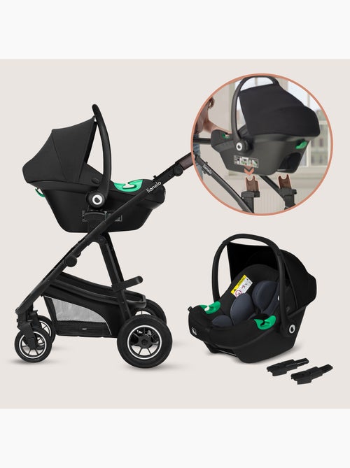 Carrinho de bebé Trio LIONELO Bianka – Até 22 kg – Conjunto com carrinho, alcofa, cadeira auto - Kiabi Carrinho de bebé Trio LIONELO Bianka – Até 22 kg – Conjunto com carrinho, alcofa, cadeira auto - Kiabi