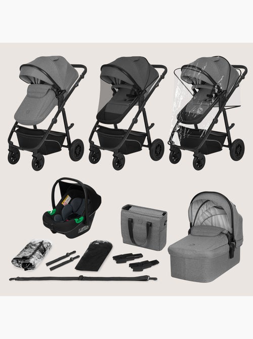 Carrinho de bebé Trio LIONELO Bianka – Até 22 kg – Conjunto com carrinho, alcofa, cadeira auto - Kiabi Carrinho de bebé Trio LIONELO Bianka – Até 22 kg – Conjunto com carrinho, alcofa, cadeira auto - Kiabi