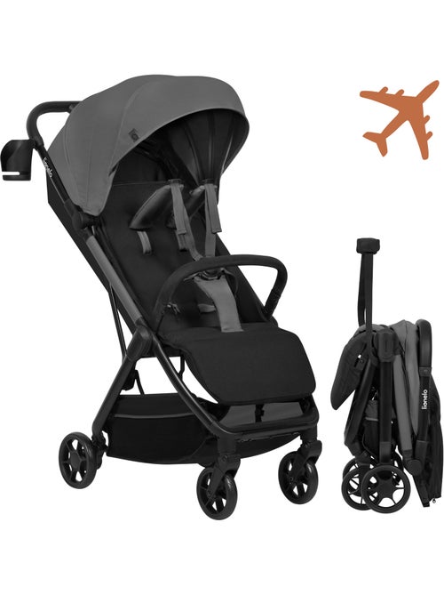 Carrinho de bebé ultracompacto LIONELO Julie Air – Compatível com avião – Leve – Dobragem rápida - Kiabi Carrinho de bebé ultracompacto LIONELO Julie Air – Compatível com avião – Leve – Dobragem rápida - Kiabi
