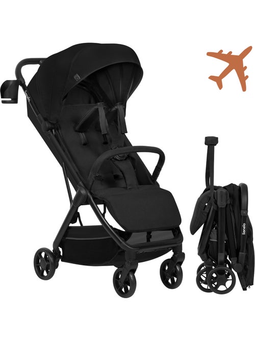 Carrinho de bebé ultracompacto LIONELO Julie Air – Compatível com avião – Leve – Dobragem rápida - Kiabi Carrinho de bebé ultracompacto LIONELO Julie Air – Compatível com avião – Leve – Dobragem rápida - Kiabi