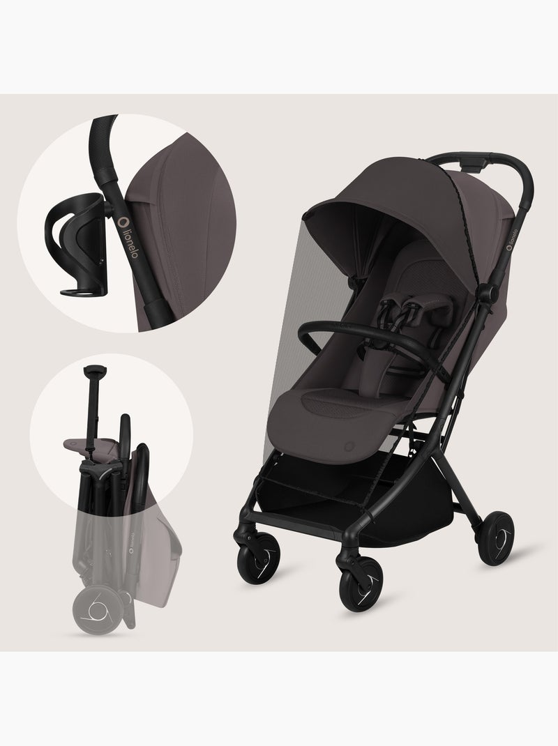 Carrinho de Bebé Ultracompacto LIONELO Sia - Ultraleve 5.9 kg - Apto Avião Toupe - Kiabi