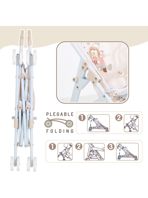 Carrinho de boneca colorbaby - Kiabi Carrinho de boneca colorbaby - Kiabi