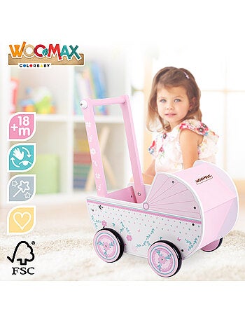 Carrinho de bonecas madeira woomax