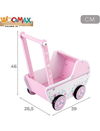 Carrinho de bonecas madeira woomax