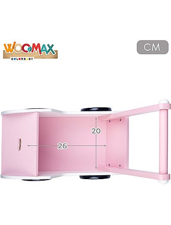 Carrinho de bonecas madeira woomax