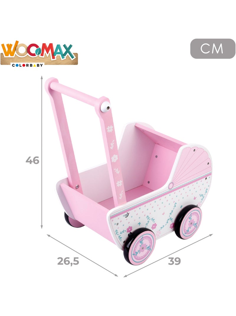 Carrinho de bonecas madeira woomax N/D - Kiabi
