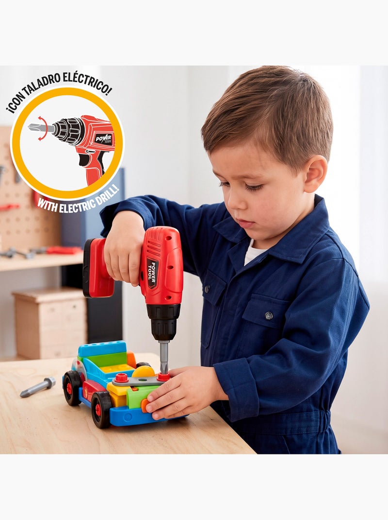 Carrinho de ferramentas com acessórios - colorbaby. Minhas ferramentas N/D - Kiabi