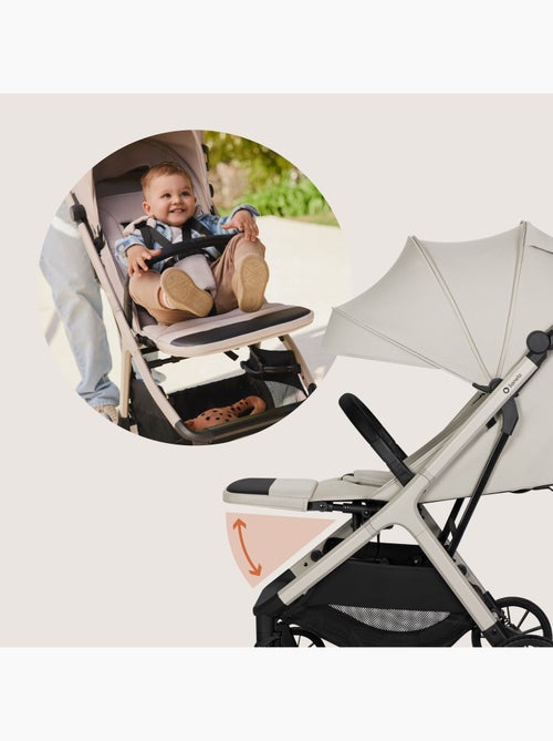 Carrinho de passeio compacto LIONELO Cloe Plus - Rodas grandes - Fecho auto - Ventilação - Kiabi Carrinho de passeio compacto LIONELO Cloe Plus - Rodas grandes - Fecho auto - Ventilação - Kiabi