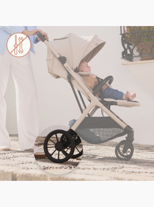 Carrinho de passeio compacto LIONELO Cloe Plus - Rodas grandes - Fecho auto - Ventilação - Kiabi Carrinho de passeio compacto LIONELO Cloe Plus - Rodas grandes - Fecho auto - Ventilação - Kiabi