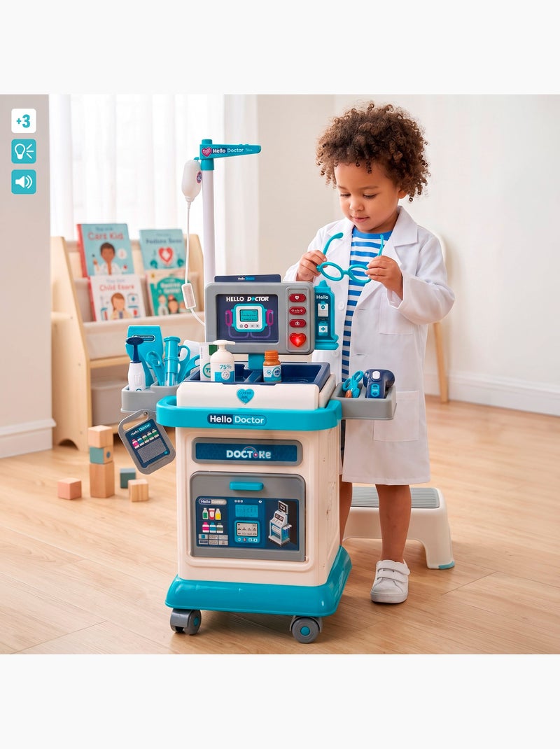 Carrinho médico com acessórios - colorbaby. Meu médico N/D - Kiabi