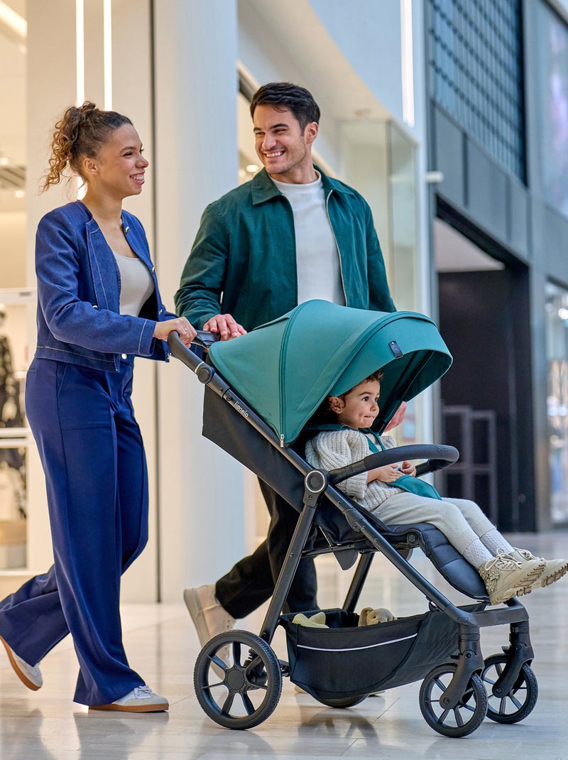 Carrinho todo-o-terreno LIONELO Mira - Até 22 kg - Grande área de assento - Rodas grandes Preto - Kiabi