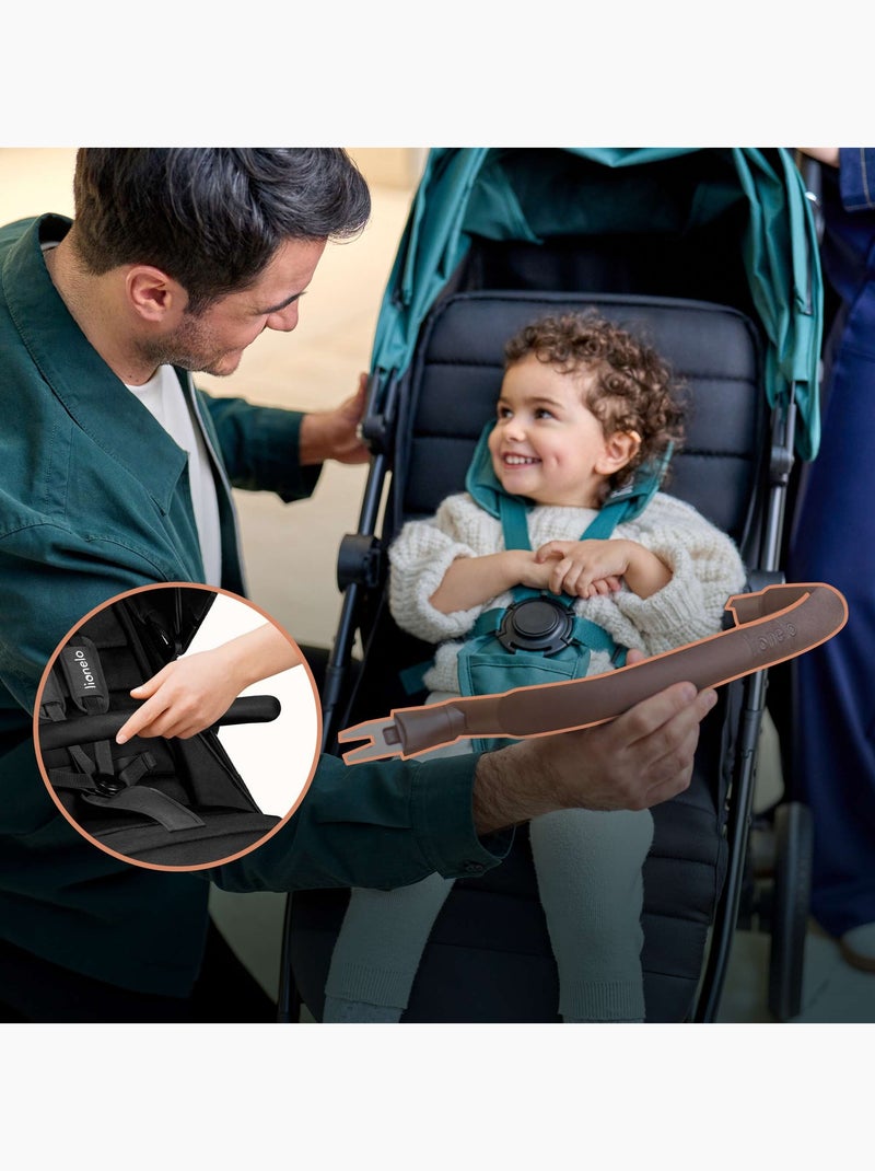 Carrinho todo-o-terreno LIONELO Mira - Até 22 kg - Grande área de assento - Rodas grandes Preto - Kiabi