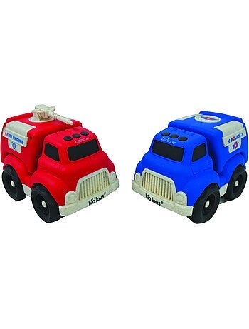 Carrinhos – pack de polícia e camião de bombeiros