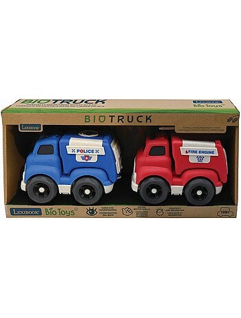 Carrinhos – pack de polícia e camião de bombeiros
