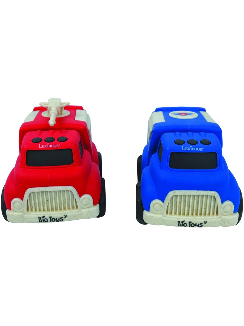 Carrinhos – pack de polícia e camião de bombeiros Multicolorido - Kiabi
